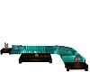 Large Teal Couch