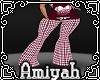 MaroonWhite Plaid Pants