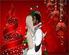 Christmas tree kiss
