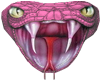 Just Pink Cobra Snake