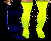 Lime Green Rave Boots