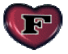 F heart Letter