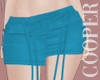 !A blue mini skirt