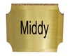 Middy wall plaque