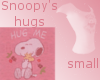 !bc! Snoopy Hugs Tee sml