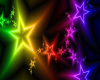 Rainbow Star Particles