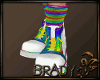 [B]rainbow boots M