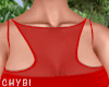 C~Red Neon CropTop