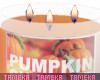 Pumpkin cupcake candle