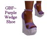 GBF~ Purple Wedge Shoe