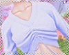 w. Blue Crop Sweater