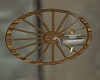 Rustic Wheel Sconce