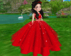 vestido daminha red