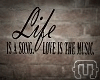 {T} Life is a song Wall 