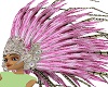 Pink Feathery Crown