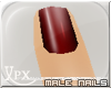 .xpx. Dark Red Nails-M