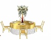 gold wedding table 