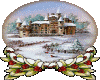 snowglobe with red leave