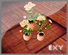 [X] Wooden Table+Flower