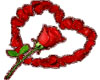Heart Rose sticker