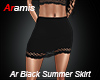 Ar Black Summer Skirt
