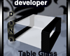 [DaNa]Modern Glass Table