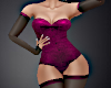 Wine Corset Set