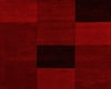 ~ks~ Red colorblock rug