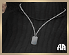 Grey Leather Plate