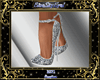 Silver Stiletto Heels