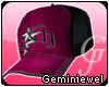GJ PinkBlack Cap|AnyHair