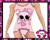 (LB)Pink Skull Onesie