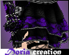 #D purple mini skirt