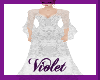 (V) Lace wedding gown