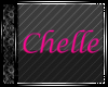Hot Pink Chelle Sign