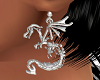 SL Silver Dragon Earring