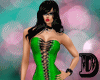 D Green Corset Outfit