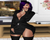 1DARK PURPLE SHORT HAIR