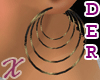 X*  Der Loop Earrings