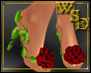Lovely Rose & Vine Heels