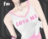 [fm]LOVE ME Shirt *Pink*