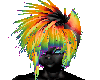 rainbow flame jojo hair