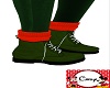 Green Boots w/Red Socks