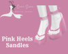 Pink Heels Sandles