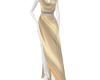 elegant gold&dimond gown