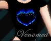 (Vnd) blue heart t-shirt