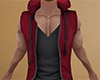 Red Open Hoodie (M)