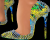 Versaces bluyello heels