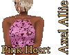 AA Pink Heart Crop Top