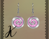 Kira Earrings Silv Pink